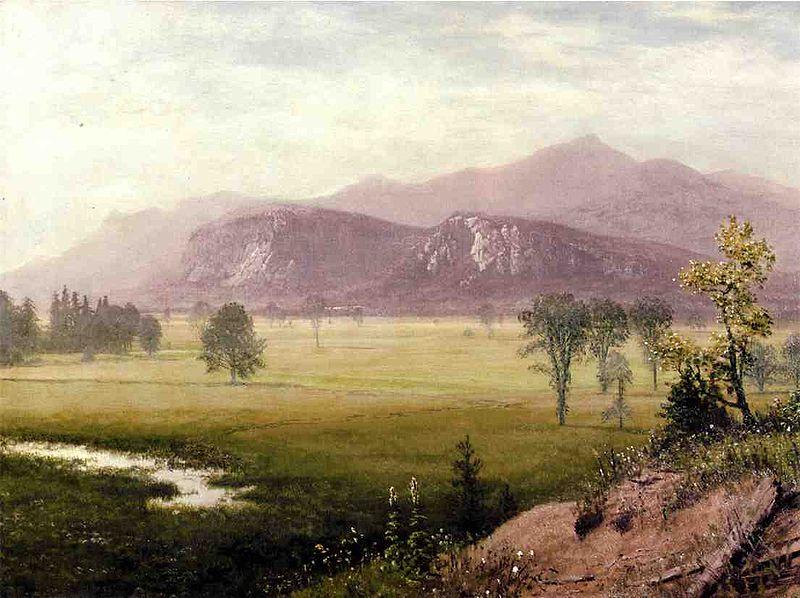Albert Bierstadt Albert Bierstadt Conway Meadows New Hampshire oil painting picture